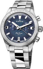 Edox SkyDiver Chronograph Quartz 10116-3-buidn Limited Edition 1000pcs ( + резервна каишка )