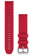 Силиконова каишка Garmin 22mm (за Garmin Fenix 8/7/6 (47mm), Epix 2 и др.), червена V4, QuickFit, 010-12738-17