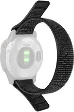 Каишка за нанизване 26 мм, найлон, черна (Garmin Fenix 7X/6X/5X и др.)