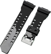Пластмасова каишка Ricardo Cassola 16mm (за Casio G-Shock GA-100, GA-110, GD-120, GLS-100), черна V8