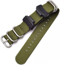 Текстилна каишка Ricardo (pro Casio G-Shock GA-100/110/120, DW-5600, GD-100), зелен V1, NATO