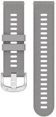 силиконова каишка Ricardo 18mm (за Garmin Venu 2S, Vívoactive 4S, Forerunner 265S, Venu 3S и др.), сива, Quick Release