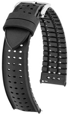 каучукова каишка Hirsch NYAD L 0925099050-2, черна, естествен каучук, дължина L, Quick Release