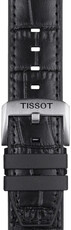 Кожена каишка Tissot T852.046.761 22mm, черен, Quick Release