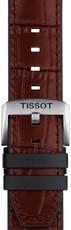 Кожена каишка Tissot T852.046.767 22mm, кафяв, Quick Release