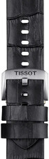 Кожена каишка Tissot T852.046.775 22mm, черен, Quick Release