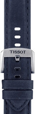 Кожена каишка Tissot T852.046.831 20mm, синьо, Quick Release