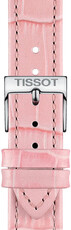 Кожена каишка Tissot T852.047.114 16mm, розов, Quick Release