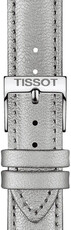 Кожена каишка Tissot T852.047.129 16mm, сребърен, Quick Release
