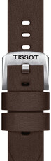 Кожена каишка Tissot T852.048.211 18mm, кафява, Quick Release