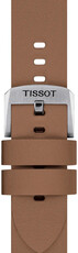 Кожена каишка Tissot T852.048.217 20mm, кафяв, Quick Release