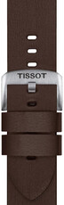 Кожена каишка Tissot T852.048.221 22mm, кафяв, Quick Release