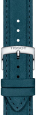 Кожена каишка Tissot T852.048.227 21mm, синьо, Quick Release