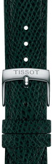 Кожена каишка Tissot T852.049.061 18mm, зелен, Quick Release