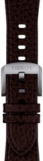 Кожена каишка Tissot T852.049.413 (за модел Tissot PRX 42mm), кафява, Quick Release