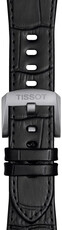 Кожена каишка Tissot T852.049.415 (за модела Tissot PRX 42mm), черен, Quick Release