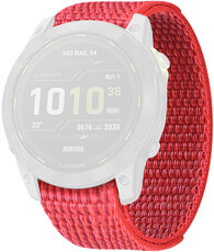 Найлонова каишка Ricardo 22 мм (за Garmin Fenix 7/6/5 и др.), червена
