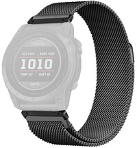 Верижка от неръждаема стомана Ricardo Champoluc 22mm, Black, QuickFit