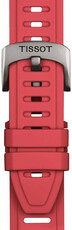 Силиконова каишка Tissot T852.049.247 21 мм, червена, размер XS