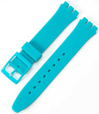 силиконова каишка Ricardo Barletta 19mm (за Swatch), тюркоазен
