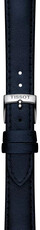 Кожена каишка Tissot T852.050.307 22 мм, синя, веган