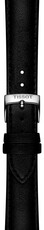 Кожена каишка Tissot T852.050.319 18mm, черен, vegan, Quick Release