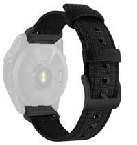 Найлонова каишка Ricardo 22mm (pro Garmin Fenix 8/7/6 (47mm), Epix 2 aj.), черен V4, QuickFit