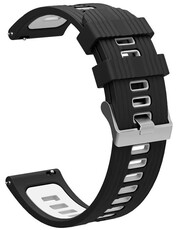 Ricardo Силиконова каишка 22 мм (за Garmin Fenix 8/7/6 (47 мм), Epix 2 и др.), черна V3, бързо освобождаване