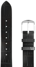 Кожена каишка JVD RBR14C819-LEA-V9 16mm, черен
