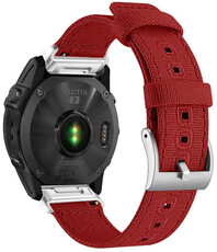 Ricardo Найлонова каишка 22 мм (за Garmin Fenix 8/7/6 (47 мм), Epix 2 и др.), червена, QuickFit