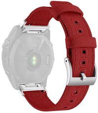 Найлонова каишка Ricardo 22mm (pro Garmin Fenix 8/7/6 (47mm), Epix 2 aj.), червено, QuickFit