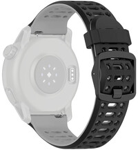 Силиконова каишка Ricardo 22mm (pro Coros Pace 3, Apex 2 Pro), черен V2, Quick Release