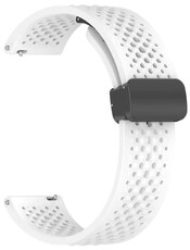 Силиконова каишка Ricardo Vigo 22mm, White, Quick Release