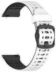 силиконова каишка Ricardo Pejo 22mm, White/Black, Quick Release