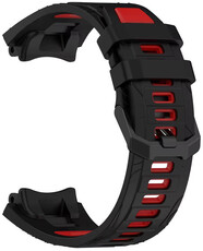 Силиконова каишка Ricardo Moena (за Amazfit T-Rex 3), Black/Red