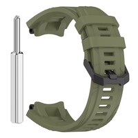 Силиконова каишка Ricardo (за Amazfit T-Rex 3), зелена, + резервни аксесоари