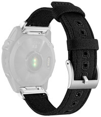 Найлонова каишка Ricardo 26mm (pro Garmin Fenix 8/7X/6X (51mm), Tactix aj.), черен V5, QuickFit