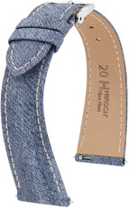 Естествена каишка Hirsch Fibre Plant L 04299082-2, синя, естествени влакна, дължина L, бързо освобождаване Limited Edition