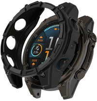 Защитен калъф (за Garmin Fenix 8 AMOLED, 47mm), силиконов, черен
