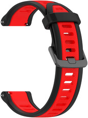 Силиконова каишка Ricardo 20mm (за Garmin Venu, Venu Sq, Venu Sq 2, Venu 2 plus и др.), червена, Quick Release