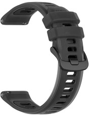 Силиконова каишка Ricardo 22mm (pro Garmin Forerunner 570 (47mm) aj.), черен, Quick Release