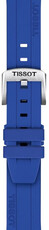Силиконова каишка T852.051.023 18mm, синьо, Quick Release