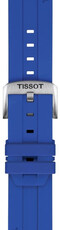 Силиконова каишка Tissot T852.051.021 22mm, синьо, Quick Release