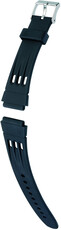 Силиконова каишка Hirsch Space XL 40248850-2, черна, дължина XL