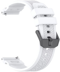 Силиконова каишка Ricardo 24mm (pro Garmin Venu X1), бял, Quick Release