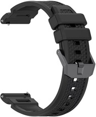 Силиконова каишка Ricardo 24mm (pro Garmin Venu X1), черен, Quick Release