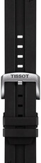 Силиконова каишка Tissot T852.047.708 22mm, черен, Quick Release