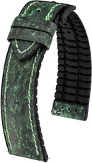 Каишка от имитираща кожа Hirsch Stone 0925044140-5, зелен, Quick Release