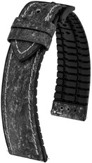 Каишка от имитираща кожа Hirsch Stone 0925044150-5, черен, Quick Release