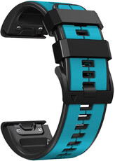 Силиконова каишка Ricardo 22mm (pro Garmin Fenix 8/7/6 (47mm), Epix 2 aj.), синьо, QuickFit